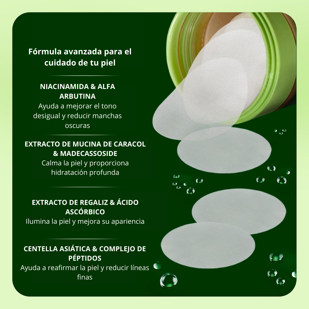Jiyu Pads - Mejora el tono de tu piel y reduce la apariencia de manchas