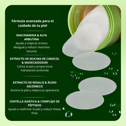 Jiyu Pads - Mejora el tono de tu piel y reduce la apariencia de manchas