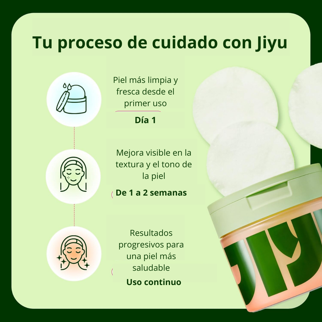 Jiyu Pads - Mejora el tono de tu piel y reduce la apariencia de manchas